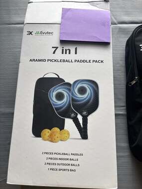 Evutec 7 in 1 Aramid Fiber Pickleball Paddle Pack - Model D100 Pro Set